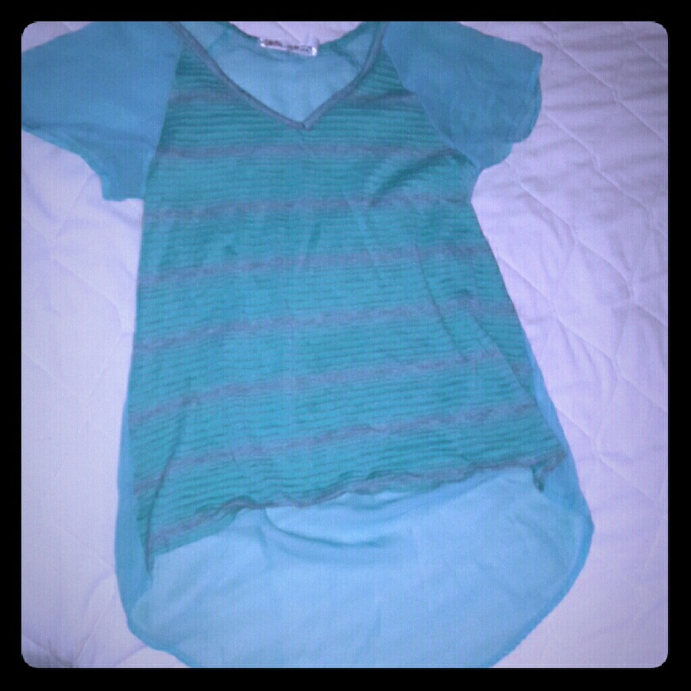 Hi-low top mint color